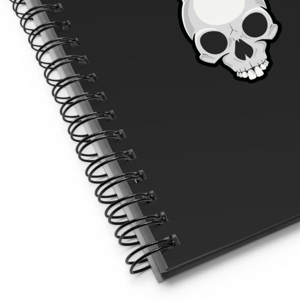 The Easter Bunny Skull - Spiral notebook