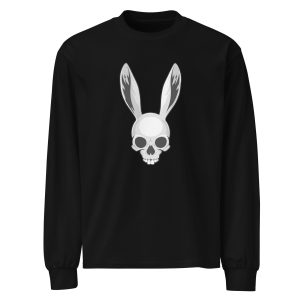 The Easter Bunny Skull - Premium heavyweight long sleeve shirt