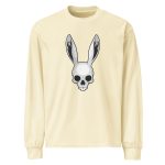 The Easter Bunny Skull - Premium heavyweight long sleeve shirt