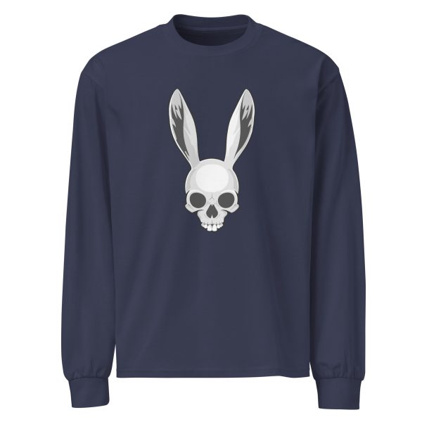 The Easter Bunny Skull - Premium heavyweight long sleeve shirt