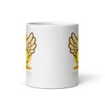 Butter-fly - White glossy mug