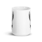 The Easter Bunny Skull - White glossy mug