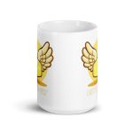 Butter-fly - White glossy mug