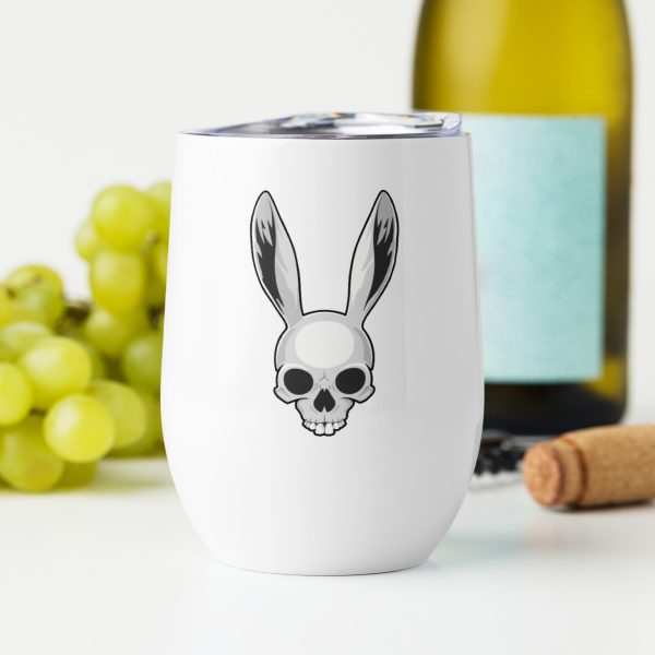 The Easter Bunny Skull - Wine tumbler