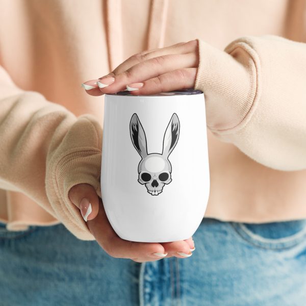 The Easter Bunny Skull - Wine tumbler