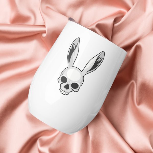 The Easter Bunny Skull - Wine tumbler