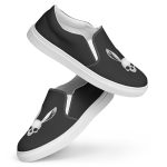 The Easter Bunny Skull - Women’s slip-on canvas shoes