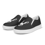 The Easter Bunny Skull - Women’s slip-on canvas shoes