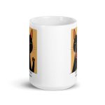 Cat Mother - Wine Lover - White glossy mug