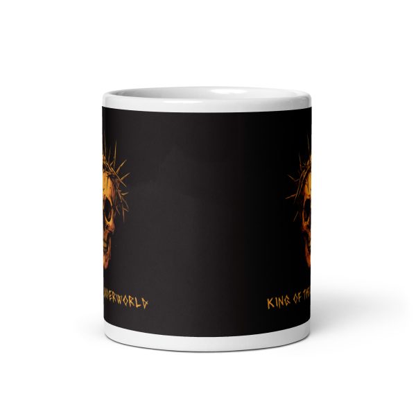 King of the Underworld - White glossy mug