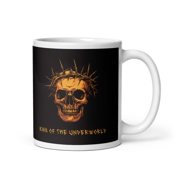 King of the Underworld - White glossy mug