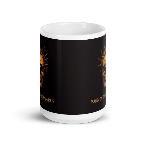 King of the Underworld - White glossy mug