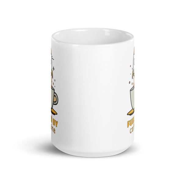 Fueled by Caffeine - White glossy mug