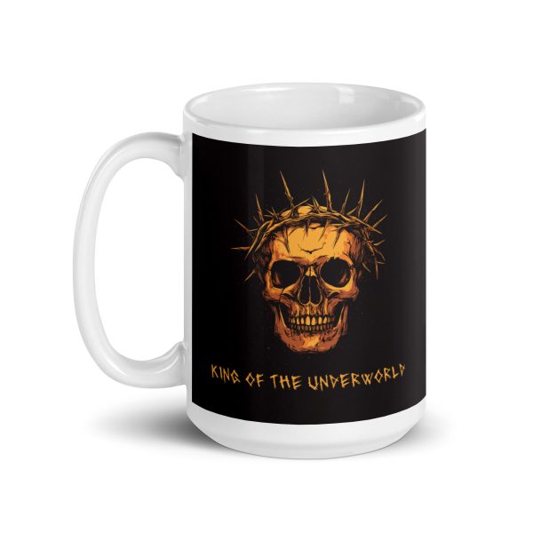 King of the Underworld - White glossy mug