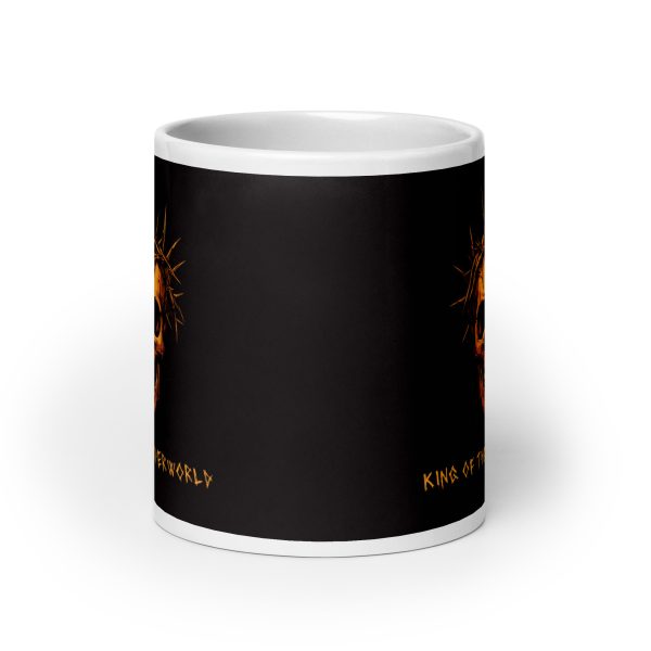 King of the Underworld - White glossy mug