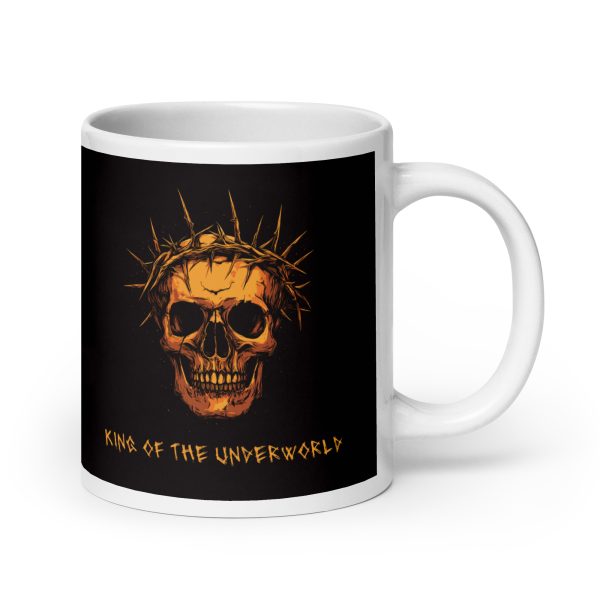 King of the Underworld - White glossy mug