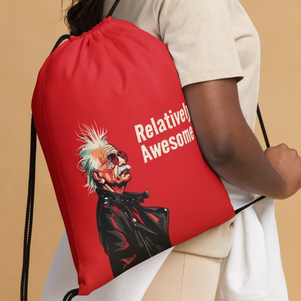 Relatively Awesome - Drawstring bag