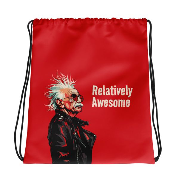 Relatively Awesome - Drawstring bag