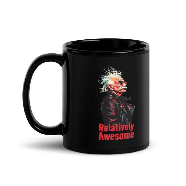 Relatively Awesome - Black Glossy Mug