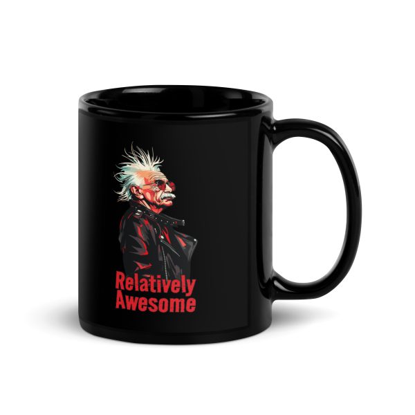 Relatively Awesome - Black Glossy Mug