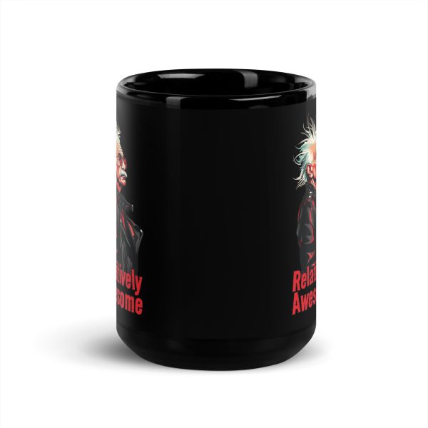 Relatively Awesome - Black Glossy Mug