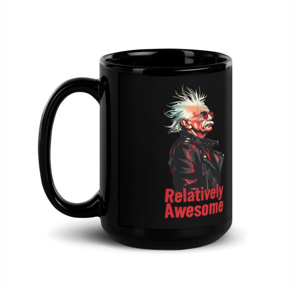 Relatively Awesome - Black Glossy Mug