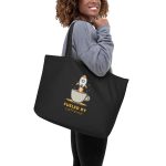 Fueled by Caffeine - Large organic tote bag