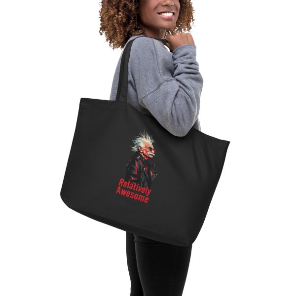 Relatively Awesome - Large organic tote bag