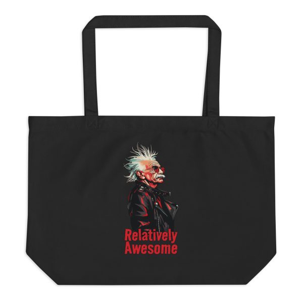 Relatively Awesome - Large organic tote bag