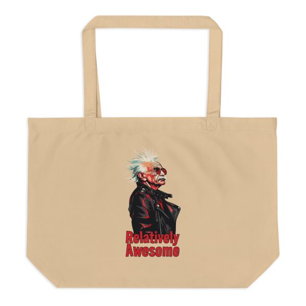 Relatively Awesome - Large organic tote bag