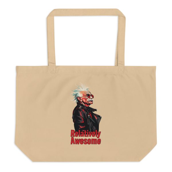 Relatively Awesome - Large organic tote bag