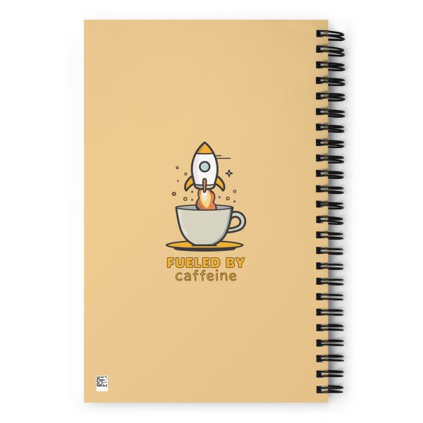 Fueled by Caffeine - Spiral notebook