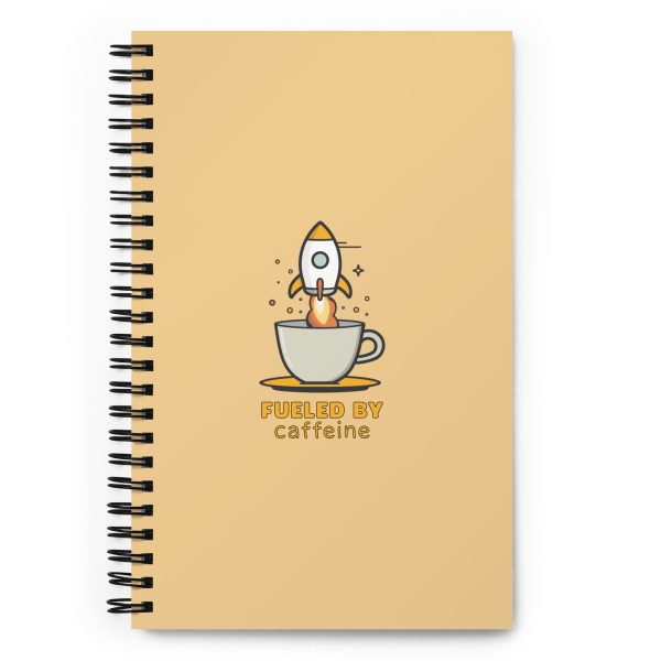 Fueled by Caffeine - Spiral notebook