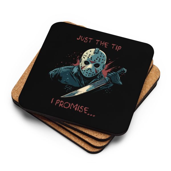 Just the Tip, I Promise... - Cork-back coaster