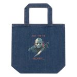 Just the Tip, I Promise… - Organic denim tote bag