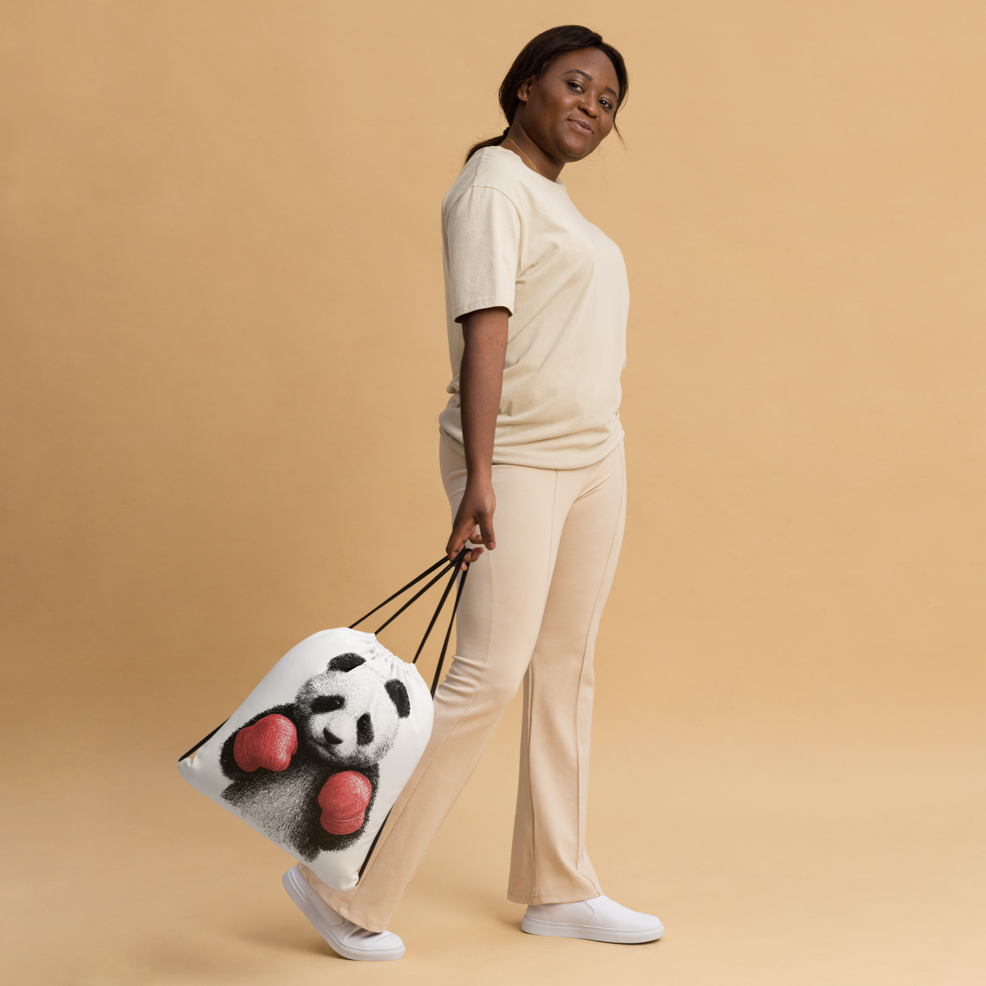 all-over-print-drawstring-bag-white-front-6811fb91e0c0e.jpg Boxing Panda - Drawstring bag