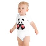 Boxing Panda - Baby short sleeve one piece