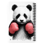 Boxing Panda - Spiral notebook