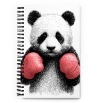 Boxing Panda - Spiral notebook