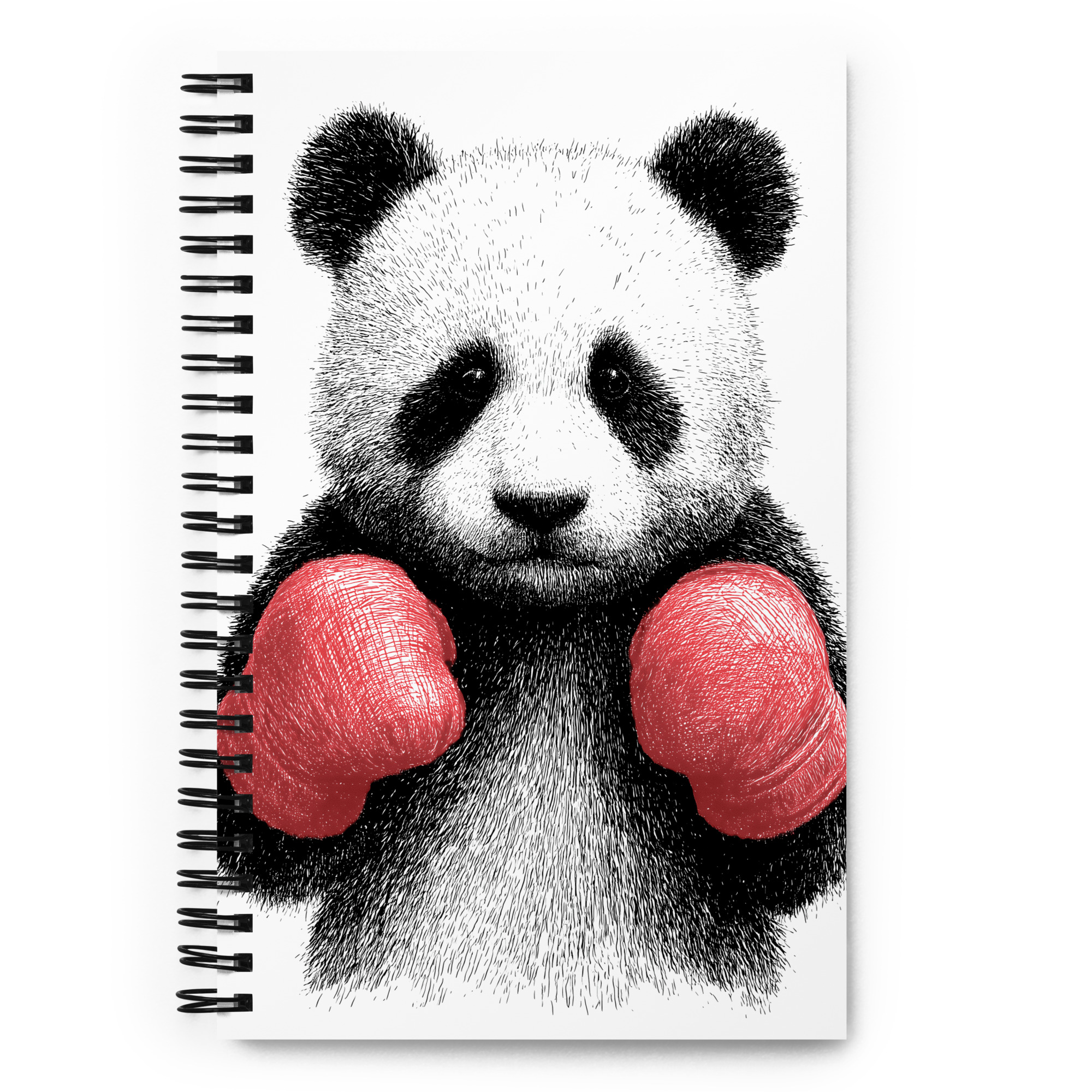spiral-notebook-white-front-6811fca520d94.jpg Boxing Panda - Spiral notebook