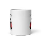 Boxing Panda - White glossy mug