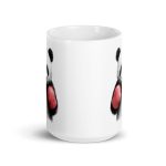 Boxing Panda - White glossy mug